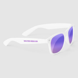 Custom Text Website Promotional Sunglasses