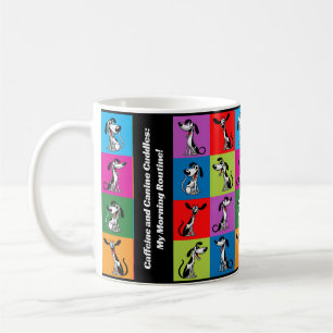 Custom text Whippet Wake-Up Wonder  Coffee Mug