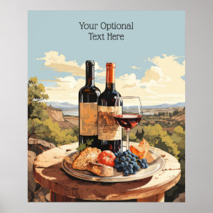 Custom Text Wine Lover's Poster