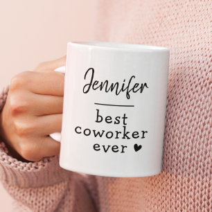 Custom Text Work Bestie Coworker Colleague Fun Coffee Mug