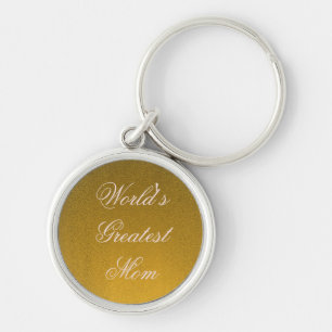 Custom Text World's Greatest Mum Keychain