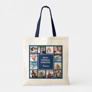 Custom Text & YOUR Photos Tote Bag