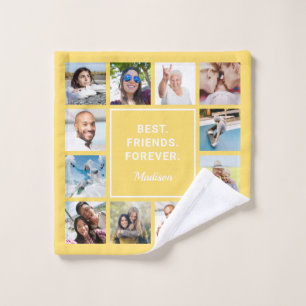 Custom Text & YOUR Photos Wash Cloth