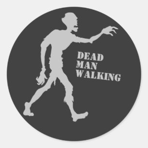 Custom text Zombie stickers