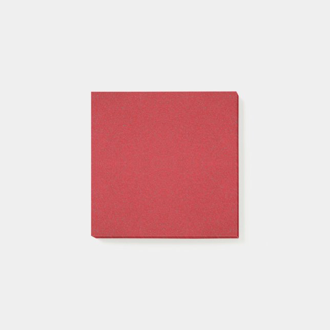 Custom Textured Brick Red Square Post-It® Notes (Front)