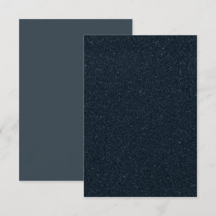 Custom Textured Charcoal RSVP – Matte Sparkle Card