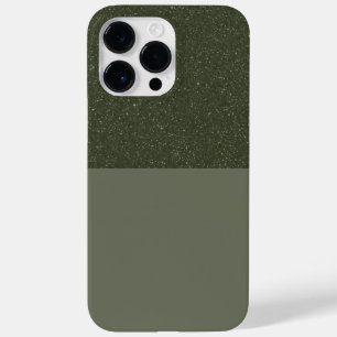 Custom Textured Green Split iPhone 14 Pro Max Case