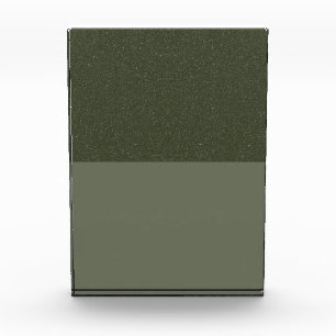 Custom Textured Moss Green Reversible Photo Block