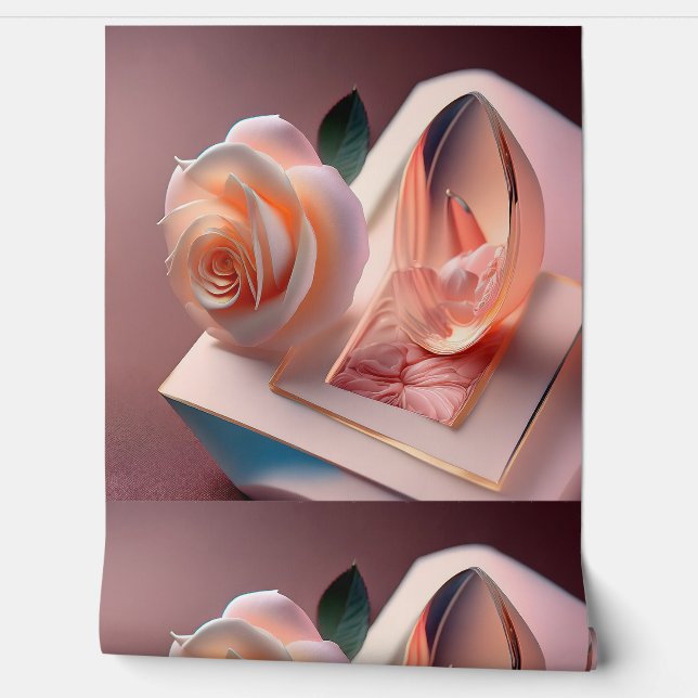 Custom Textured Vinyl Wallpaper 2'x4' (Unrolling)