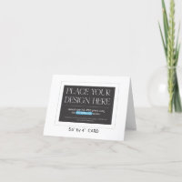 Custom Thank You Card - 5.6 x 4  inches