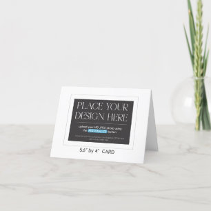 Custom Thank You Card - 5.6 x 4  inches