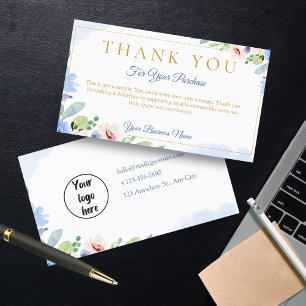 Custom Thank You Cards For Business