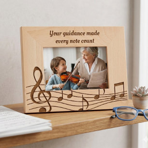 Custom Thank you Etched Wooden Photo  Frames