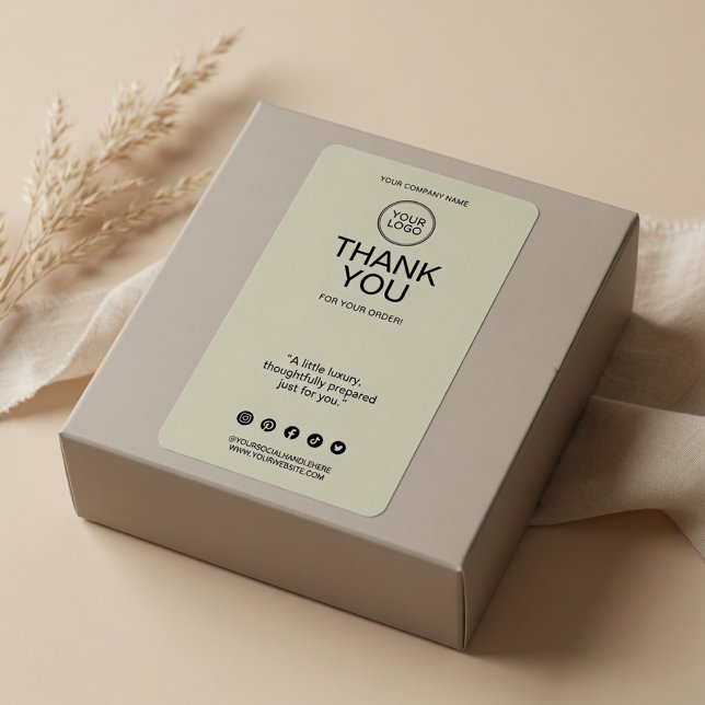 Custom Thank You Insert Card with Logo  (Creator Uploaded)