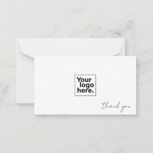 Custom Thank You Modern Business Promotional Card