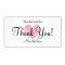 Custom thank you party favour water bottle labels