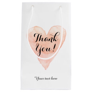 Custom thank you wedding party favour gift bags