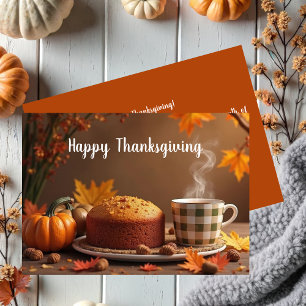 Custom Thanksgiving Greetings Card