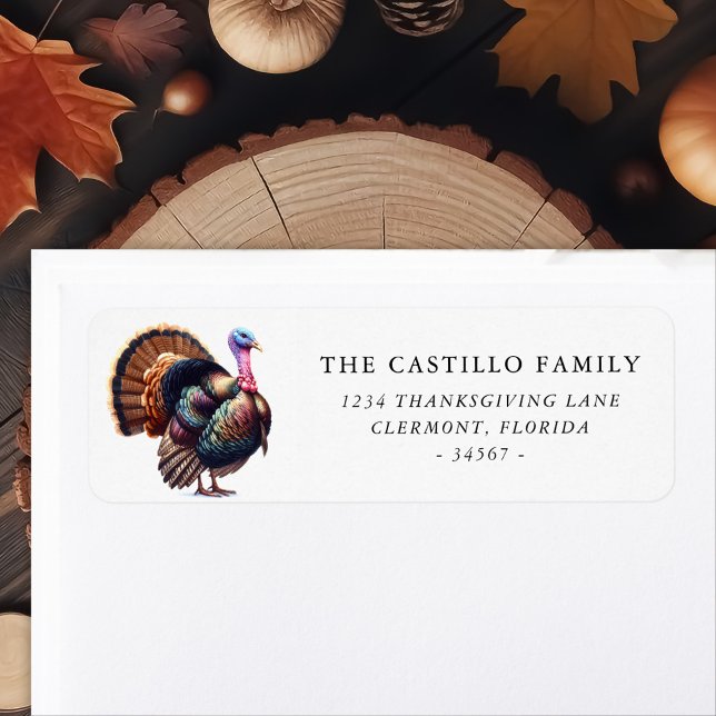 Custom Thanksgiving Watercolor Turkey (Creator Uploaded)