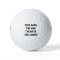 Custom The man the myth the legend golf balls
