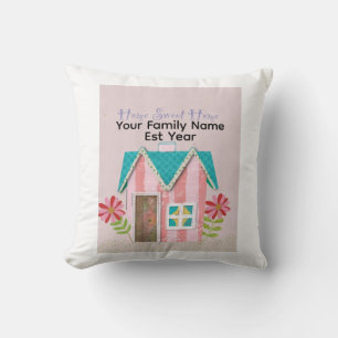 Custom The Signature Whimsy (Pink & Teal)  Cushion