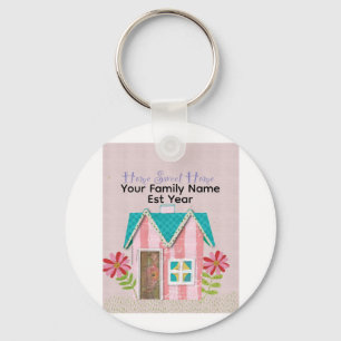 Custom The Signature Whimsy (Pink & Teal) Keychain