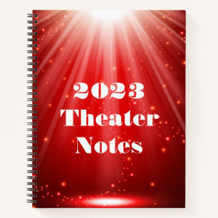 Custom Theatre or Drama Department Notebook