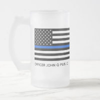 Custom Thin Blue Line American Flag