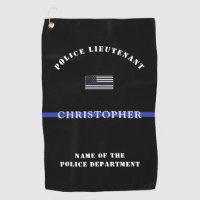 Custom Thin Blue Line Police Officer Flag