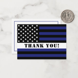 Custom Thin White Line USA Flag EMS EMT Card