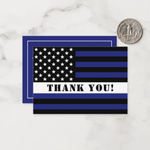 Custom Thin White Line USA Flag EMS EMT Card