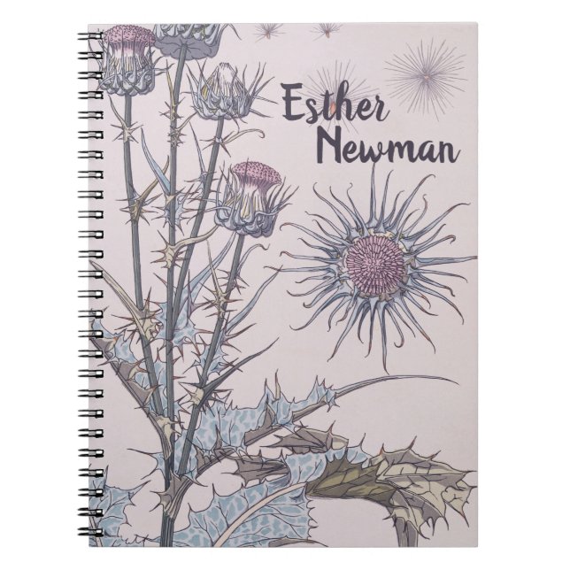 Custom Thisthle Notebook (Front)