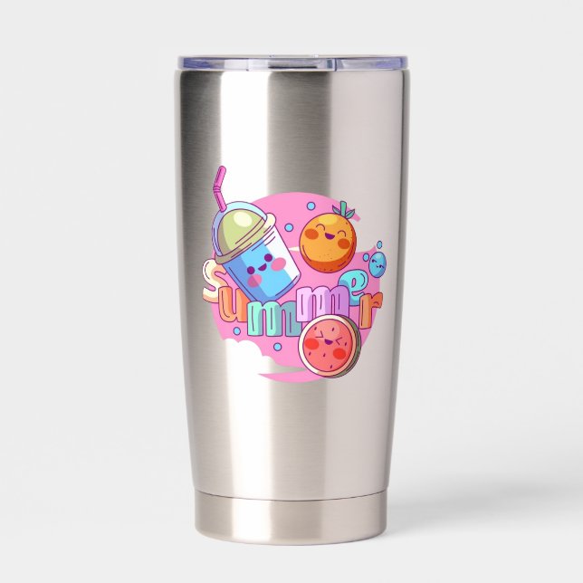 Custom Thor Copper Insulated Bottle Tumbler (Front)