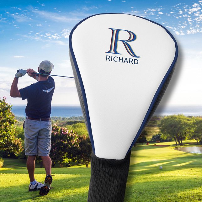 Custom Three Layered Monogram with First Name  Golf Head Cover (Creator Uploaded)