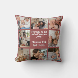 Custom Throw Pillow: Personalised Home Decor Gift Cushion