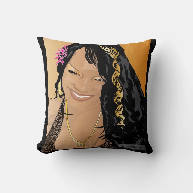 CUSTOM THROW PILLOW- SHANTINA CUSHION (Front)