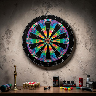 Custom Tie Dye Game Dartboard