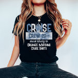 Custom Tie Dye Most Likely To Funny Cruise 2024 T-Shirt<br><div class="desc">Elevate your cruise experience with our Custom Tie Dye Most Likely To Funny Cruise 2024 T-Shirt, featuring a trendy dusty blue hue that adds a touch of sophistication to your vacation wardrobe. Whether you're celebrating a birthday cruise, embarking on a family adventure, or enjoying a girls' trip or bachelorette cruise,...</div>