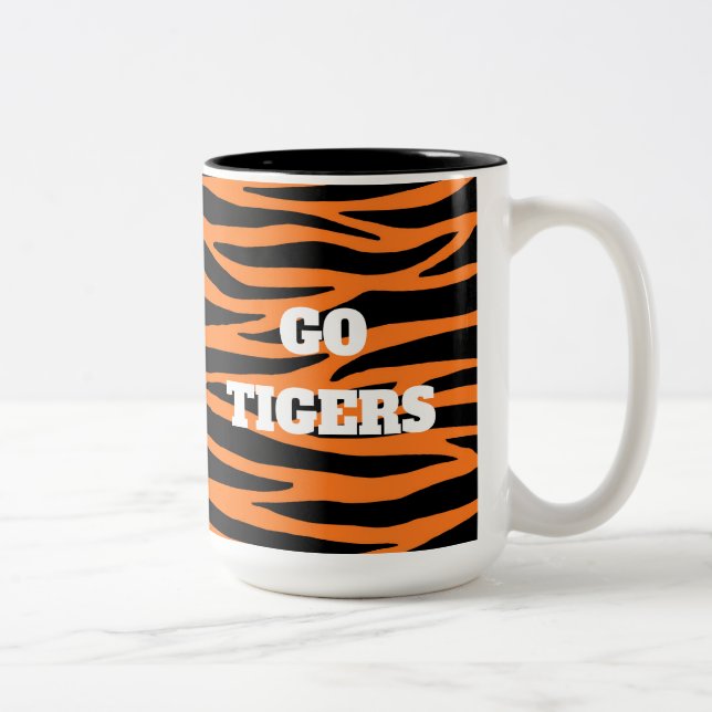 Custom Tiger Coffee Mug (Right)