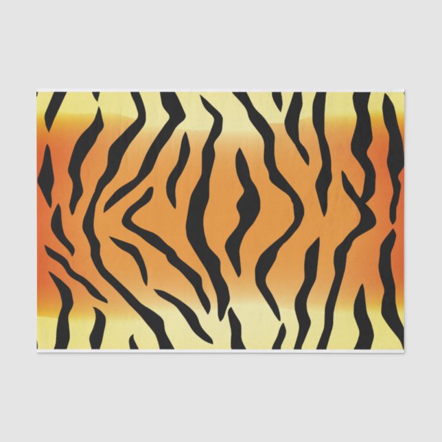 Custom Tiger Stripe Tissue Paper (Front)