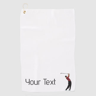 Custom Tiger Woods Logo Golf Club Towel