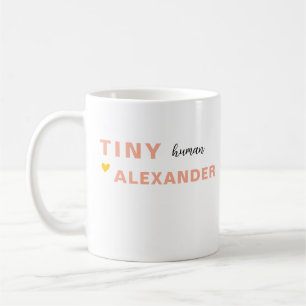 Custom Tiny Human Tamer Mug, Teacher Mum Mother  Coffee Mug