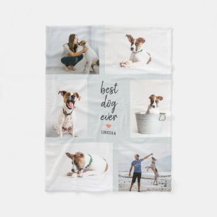 Custom Title Editable Colour Photo Collage Blanket