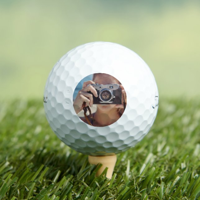 Custom Titleist Pro Golf Balls, Photo Personalised Golf Balls (Insitu Tee)