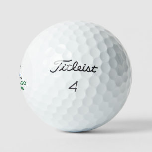 Custom Titleist Pro V1 Golf Balls - Personalised