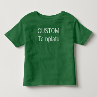 Custom Toddler Cotton T-Shirt Blank Template