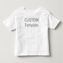 Custom Toddler Cotton T-Shirt Blank Template