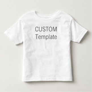 Custom Toddler Cotton T-Shirt Blank Template