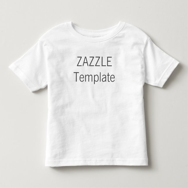 Custom Toddler T-Shirt Blank Template (Front)