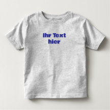 Custom toddler T-shirt with text